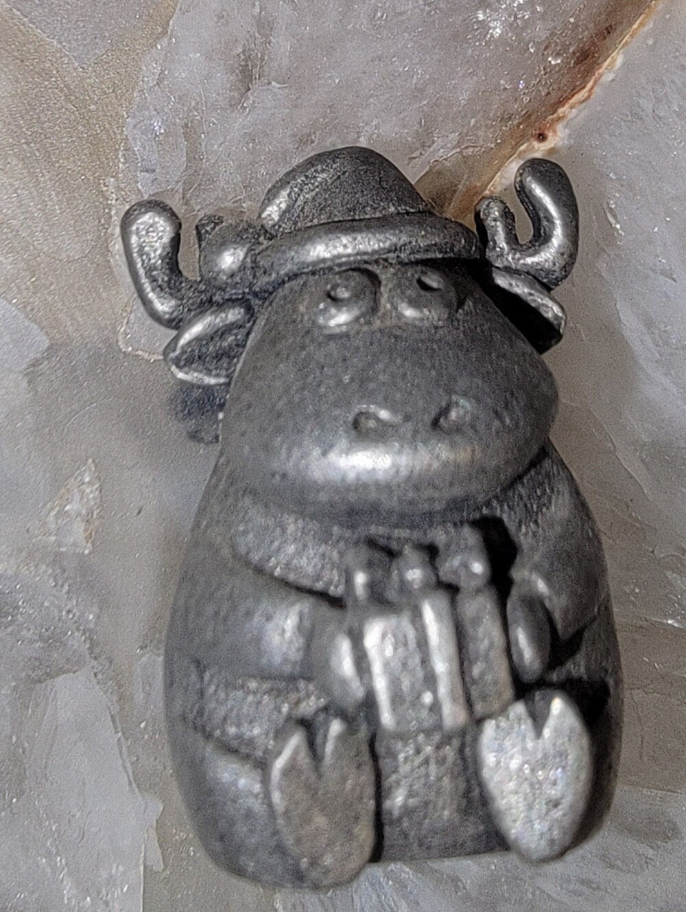 Pewter Mini Moose Mini Statue 🫎 - Picture 5 of 5